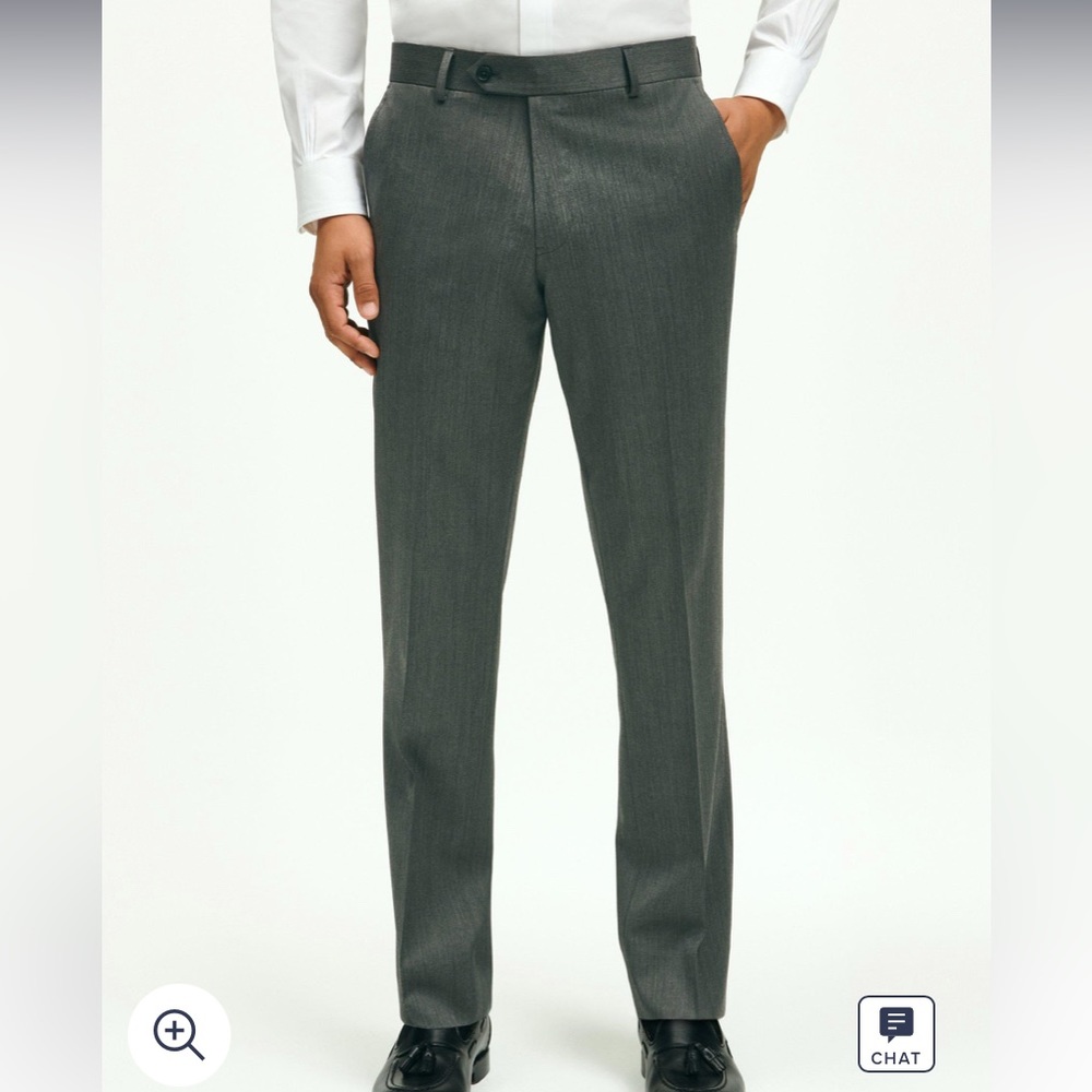 Brooks Brothers Mens Trouser Grey 36 x 30